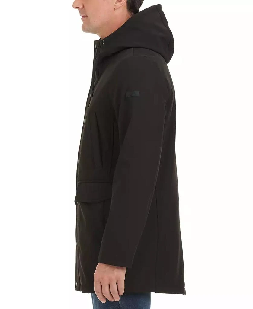 Vince Camuto Men's Softshell Rain Coat with a Hood 3