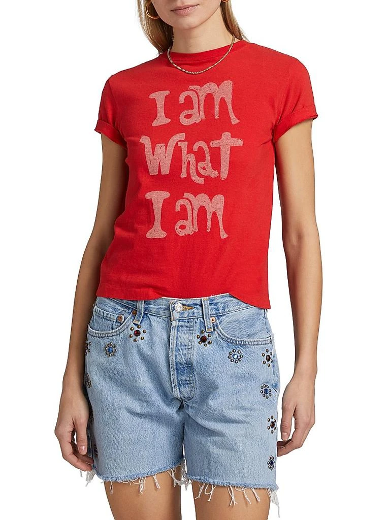 Re/Done Classic What I Am Graphic T-Shirt 3