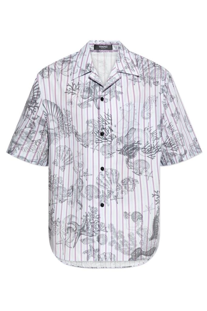 Versace Versace Pattern-Printed Short-Sleeved Shirt 1