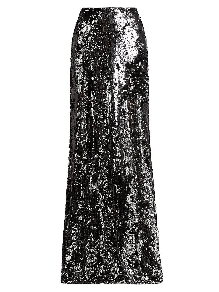 L'Agence Zeta Sequined Maxi Skirt 1