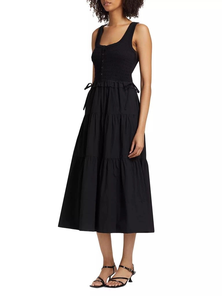 Cinq à Sept Hali Smocked Midi-Dress 4
