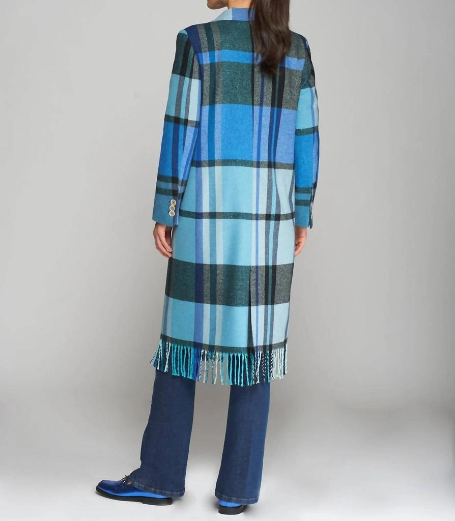 VILAGALLO Vilagallo - Katherin Plaid Blanket Coat 2
