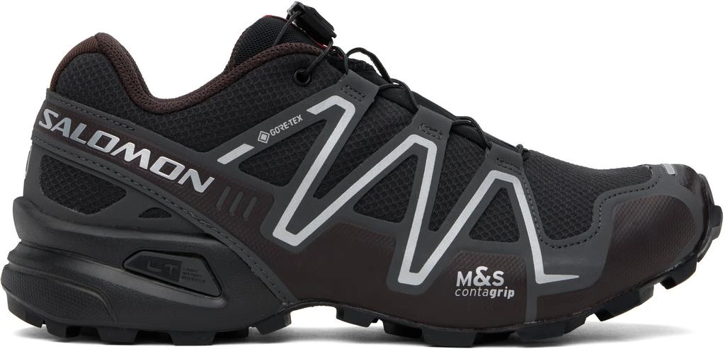 Salomon Black & Brown Speedcross 3 GORE-TEX Sneakers 1