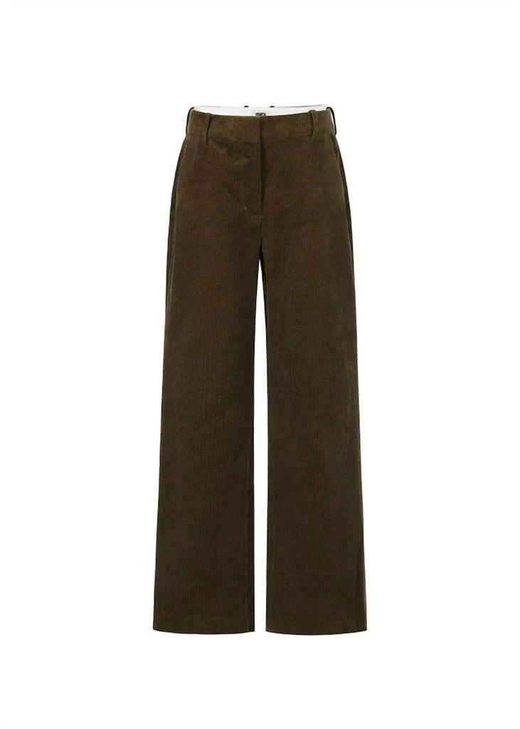 FRNCH Frnch - Jonquille Corduroy Straight Pants 4
