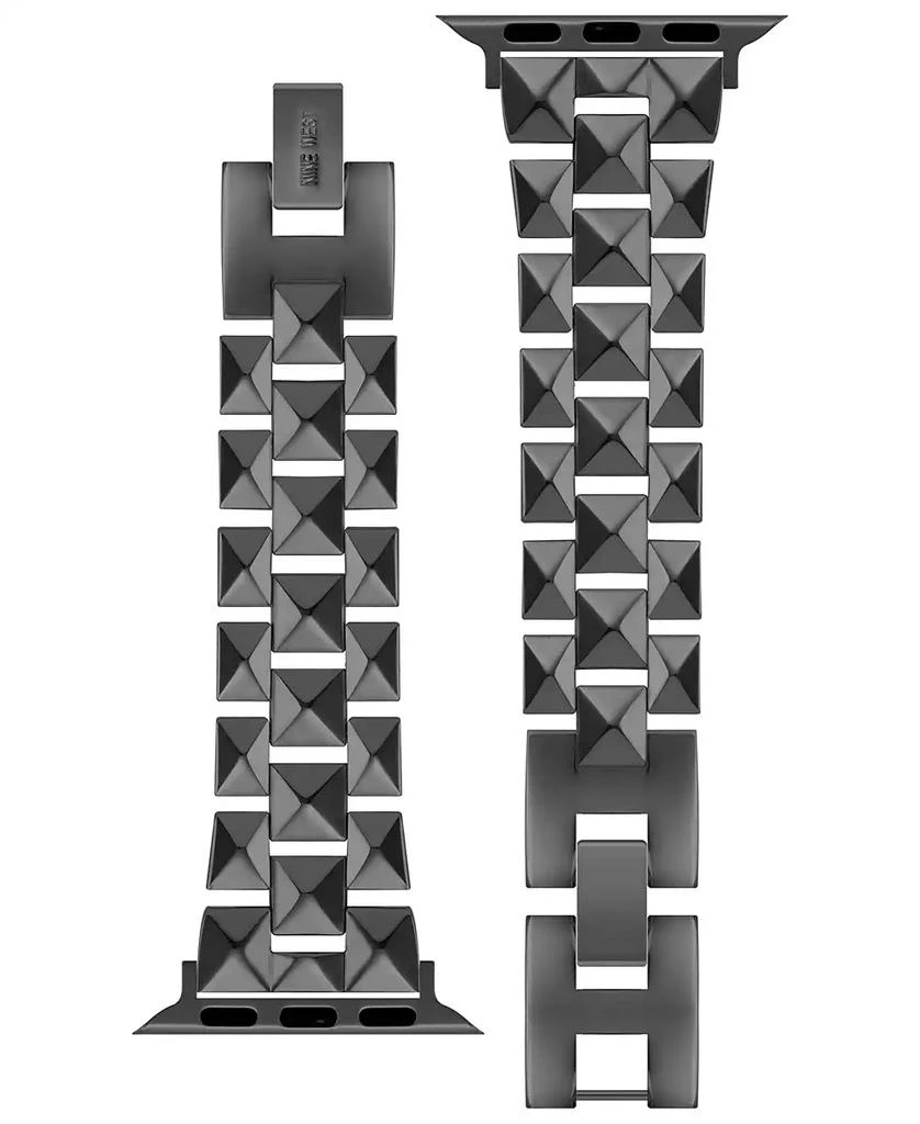 Nine West Women's Gunmetal Grey Alloy Bracelet Designed for 38/40/41mm Apple Watch 3