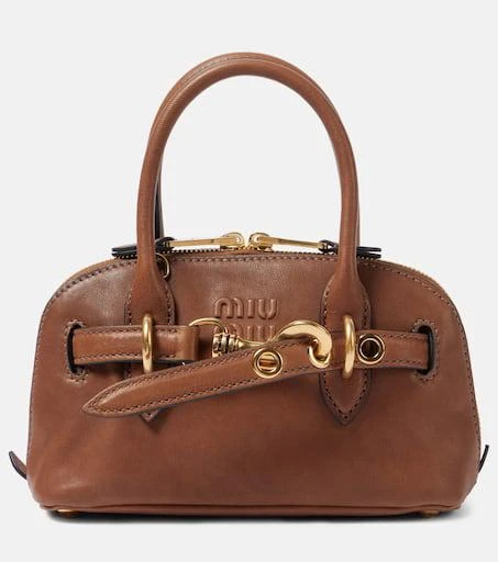 Miu Miu Aventure Mini leather tote bag 1