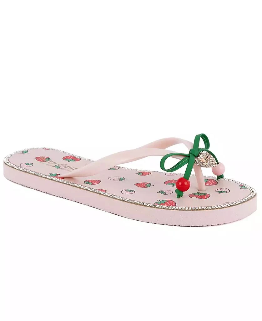 Juicy Couture Women's Slurpy Fruity Flip Flops 1