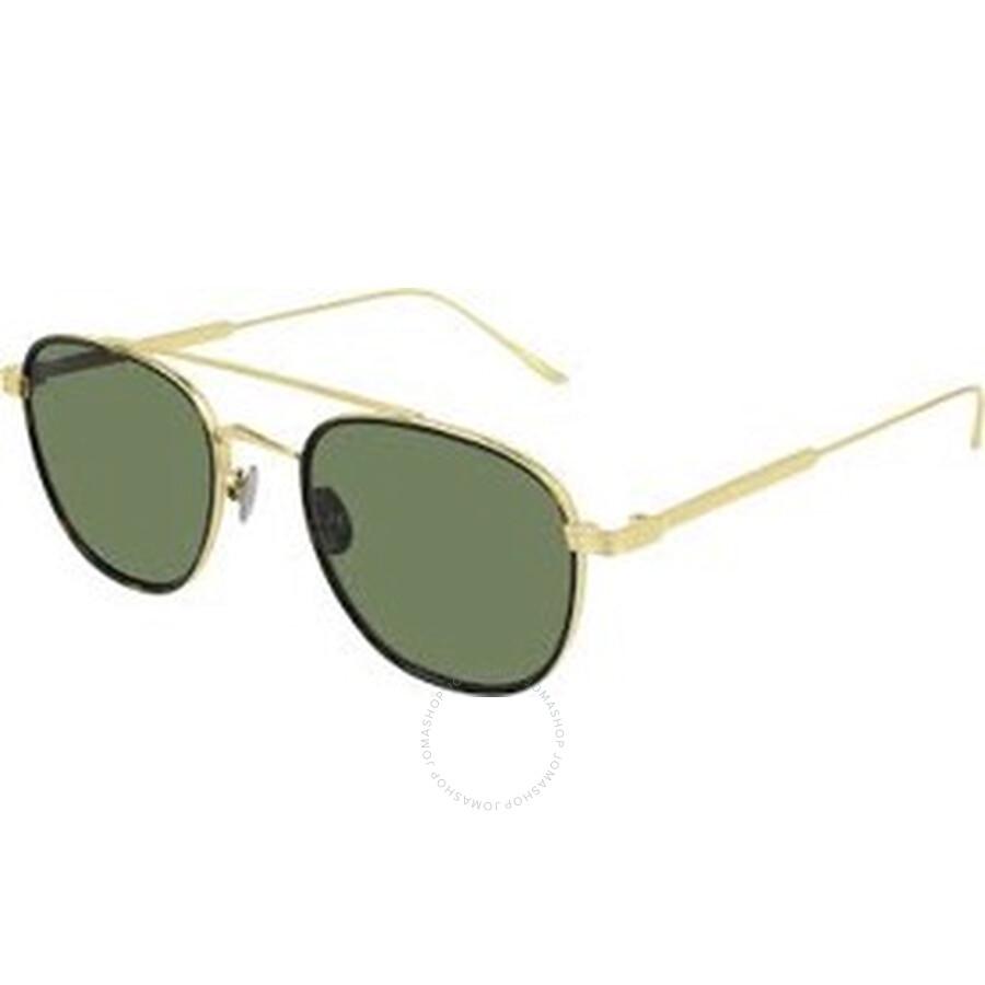 Cartier Green Pilot Men's Sunglasses CT0251S 002 53