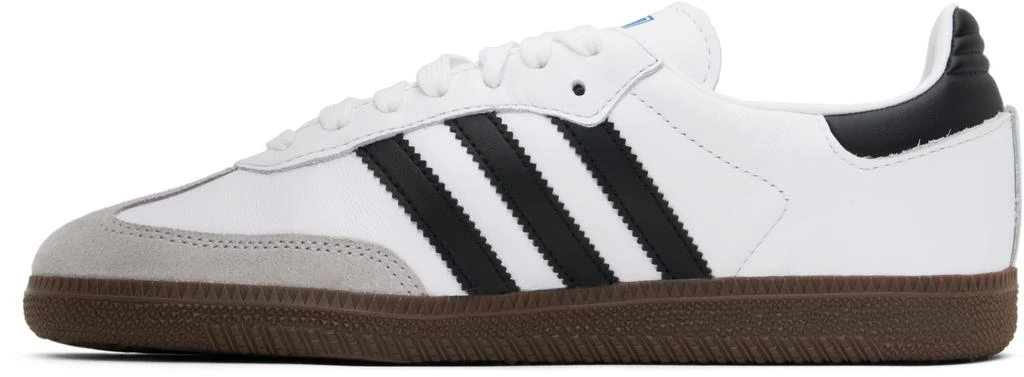 Adidas White & Black Samba OG Sneakers 3