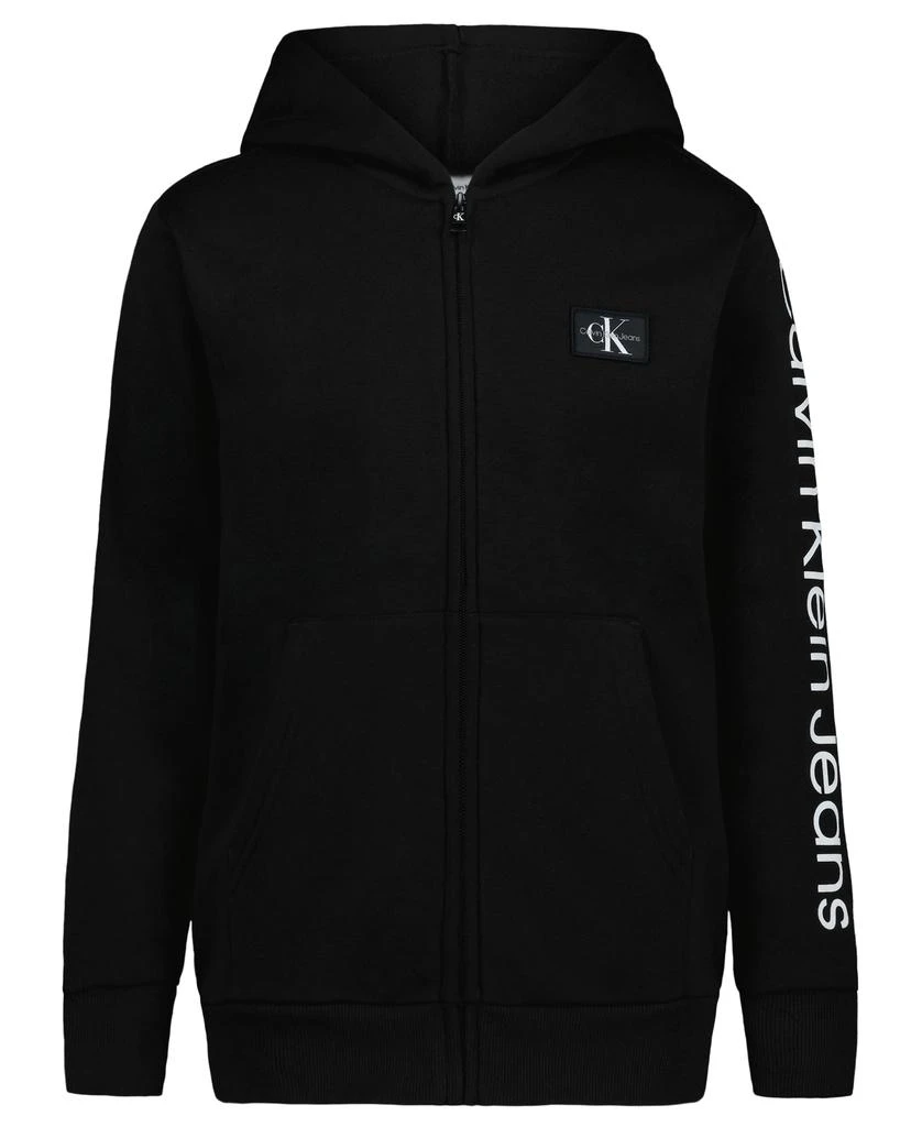 Calvin Klein Calvin Klein boys Long Sleeve Full Zip Fleece Hoodie