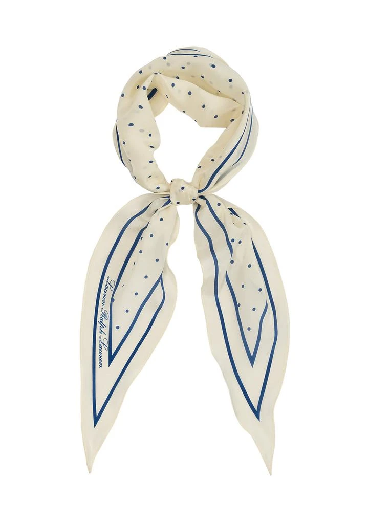 Ralph Lauren Dot Small Diamond Scarf