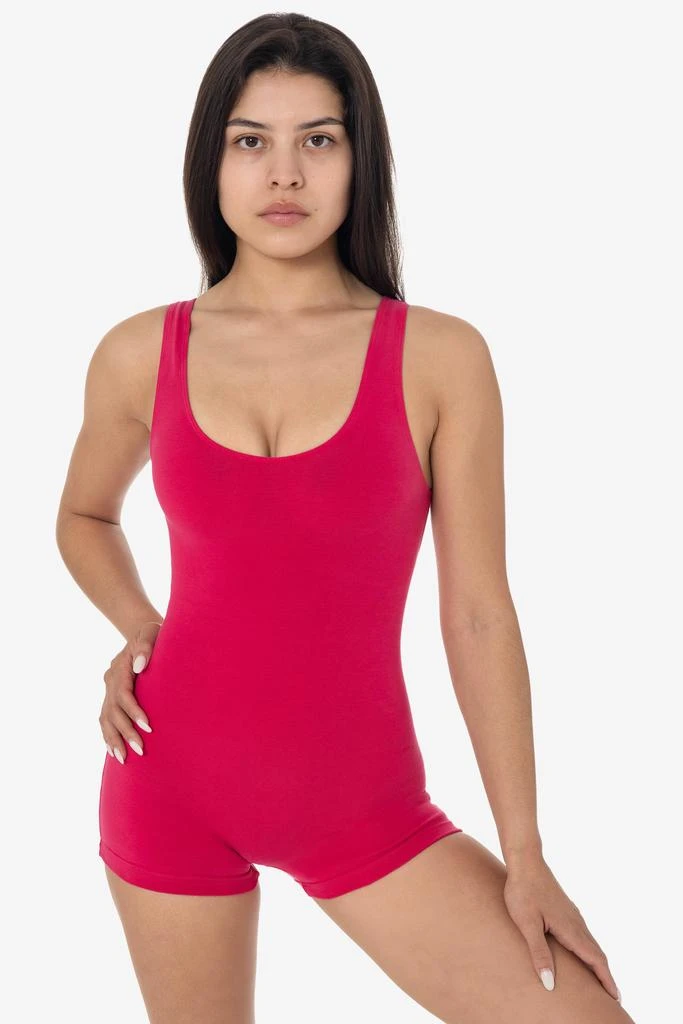 Los Angeles Apparel 83051GD-SH - Garment Dye Tank Short Biketard 4