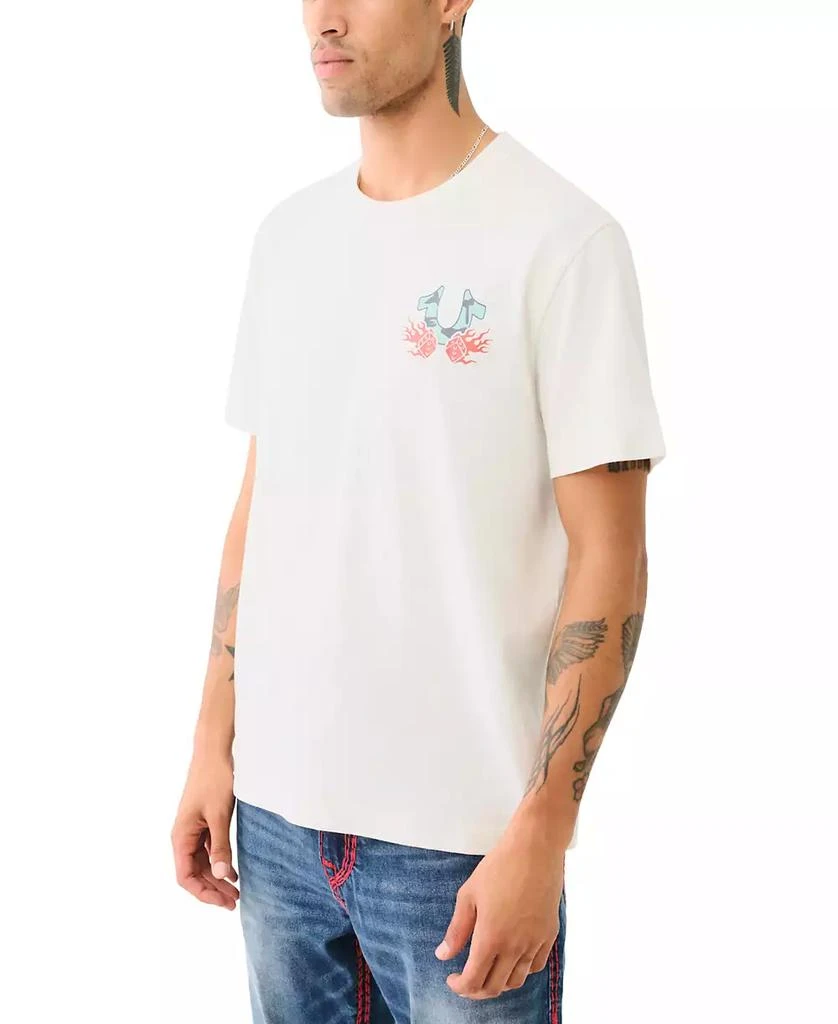 True Religion Men's Short Sleeve Crewneck Reaper Graphic T-Shirt 2