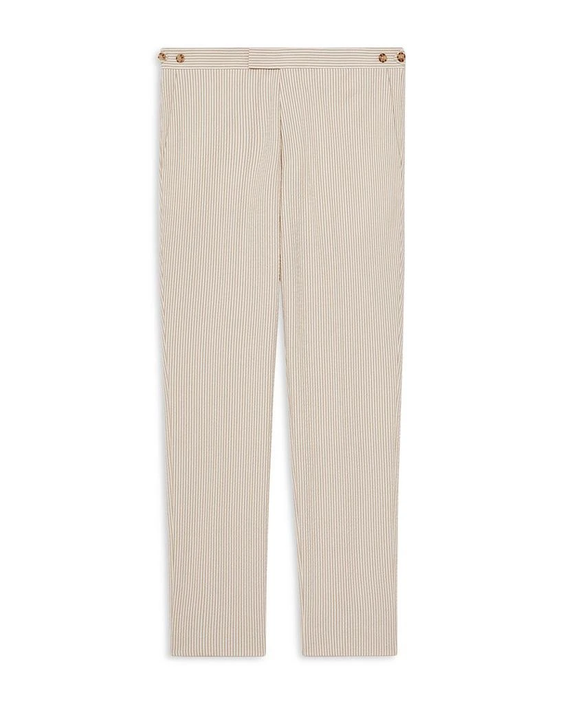 REISS Slim Fit Seersucker Mixer Trousers 6