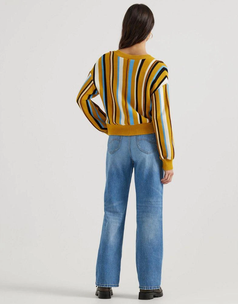 LEE Lee x Jean-Michael Basquiat capsule straight leg jeans in mid wash 3