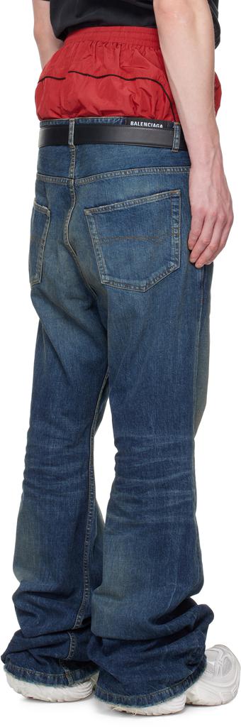 パンツ balenciaga 25SS layered jeans Balenciaga Layered Jeans | Blue | FARFETCH