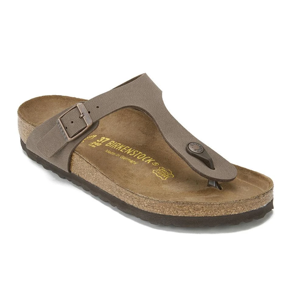 Birkenstock BIRKENSTOCK WOMEN'S GIZEH TOE-POST SANDALS - MOCHA 5