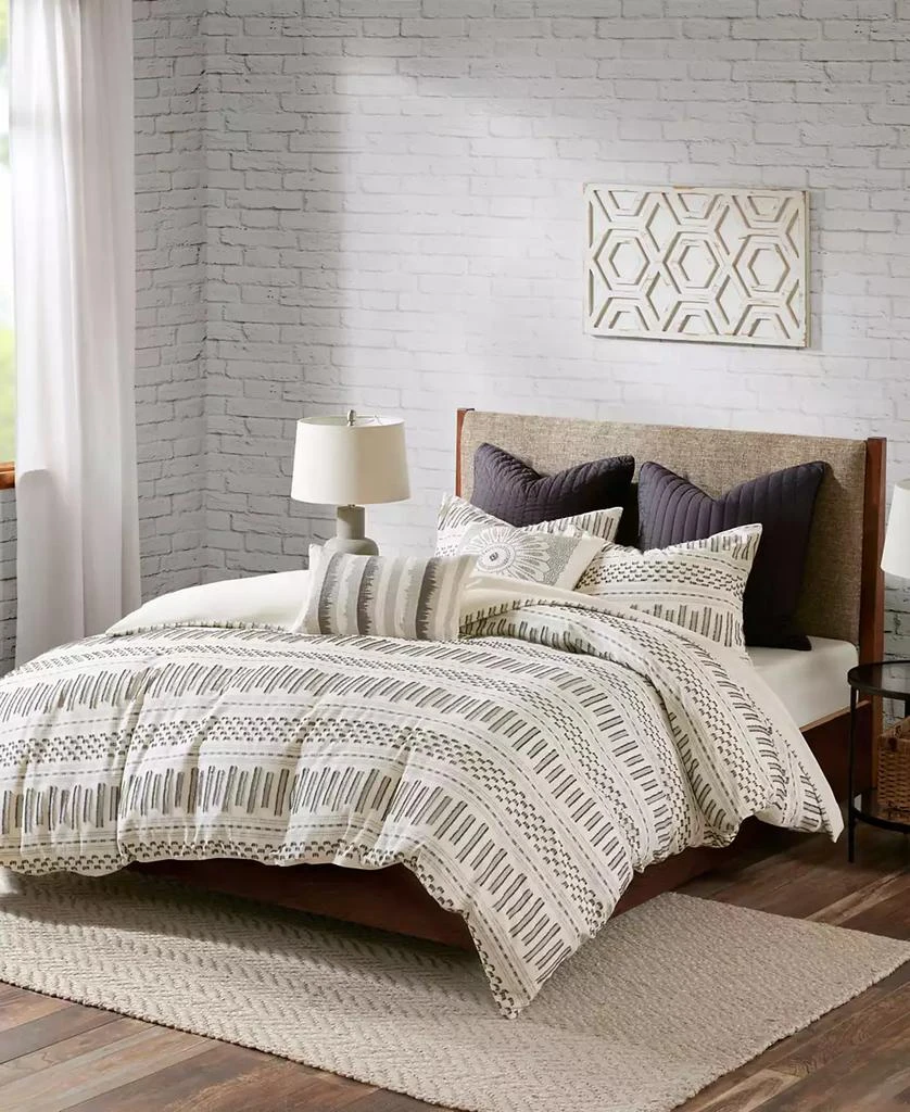 INK+IVY Rhea Jacquard 3-Pc. Comforter Set 4