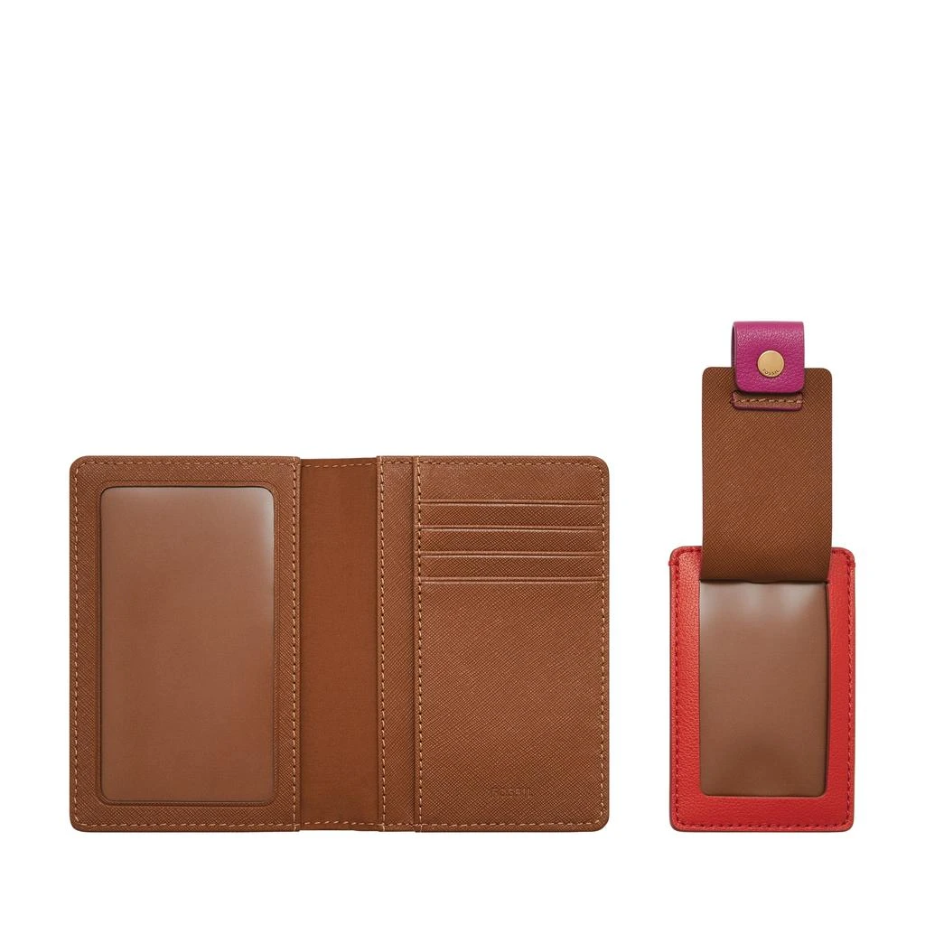 Fossil Women's Sofia Passport Case and Luggage Tag Gift Set 2