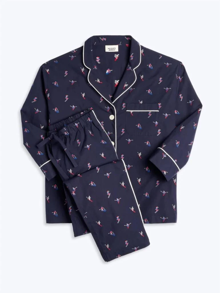 SLEEPY JONES Sleepy Jones - Marina Skier Print Pajama Set 5