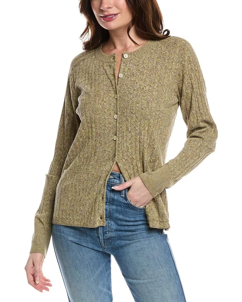 REDONE RE/DONE Chevron Rib Cardigan 1
