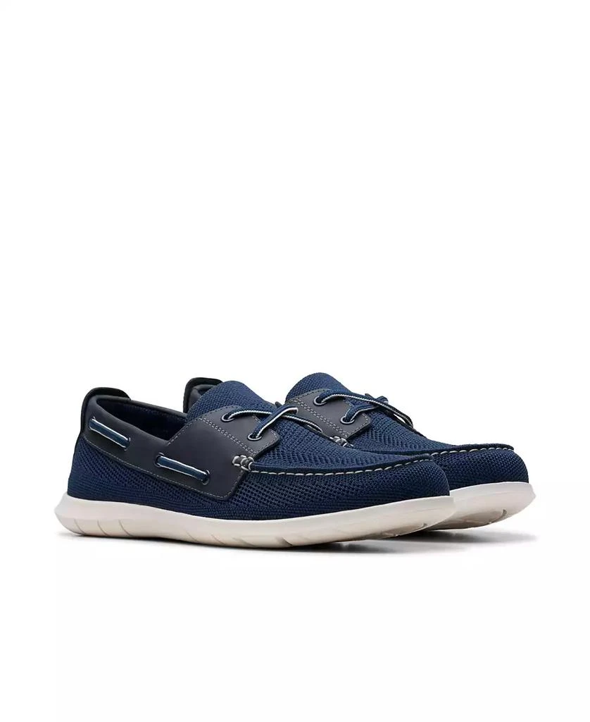 Clarks Men's Flexway Tie Casual Slip On Boat Shoe 2