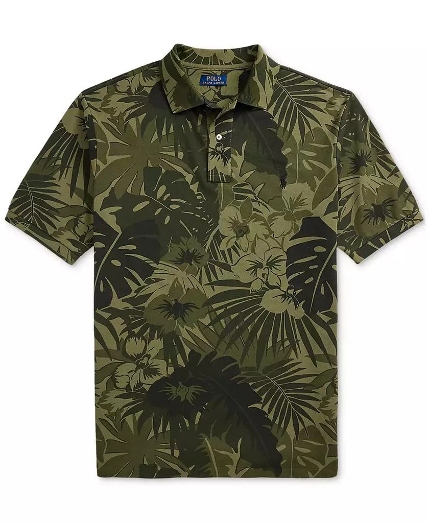 Ralph Lauren Men's Big & Tall Palm-Camo Mesh Polo Shirt 5