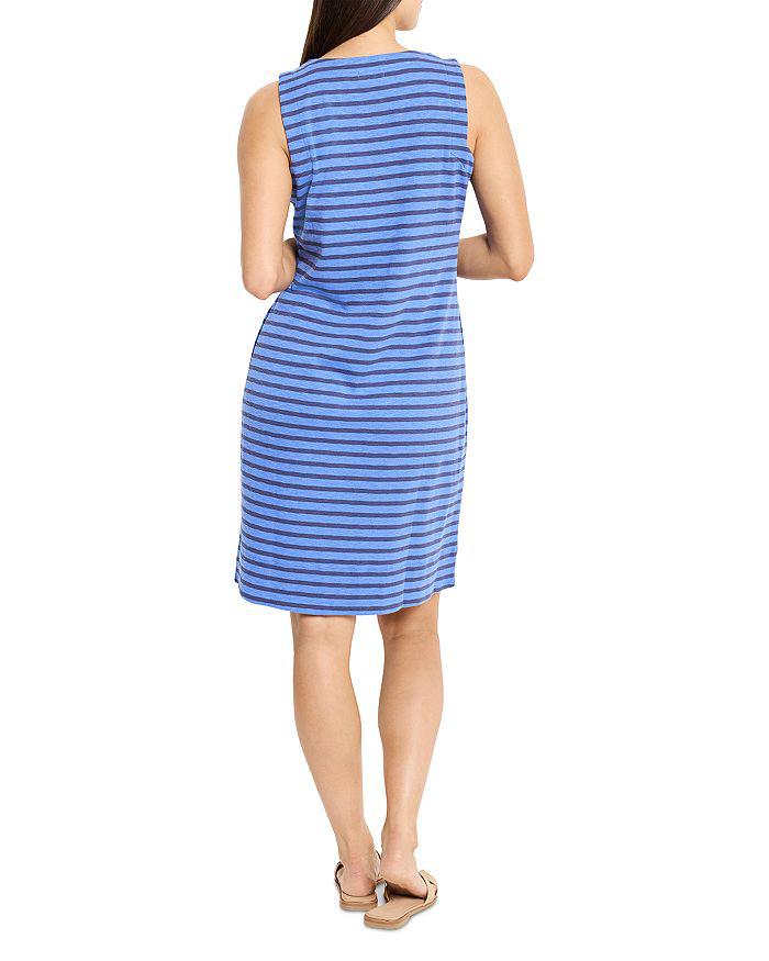NZT BY NIC+ZOE Striped Sleeveless V Neck Dress