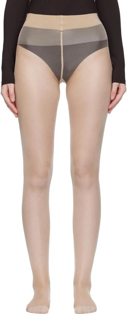 Wolford Beige Satin Touch 20 Tights