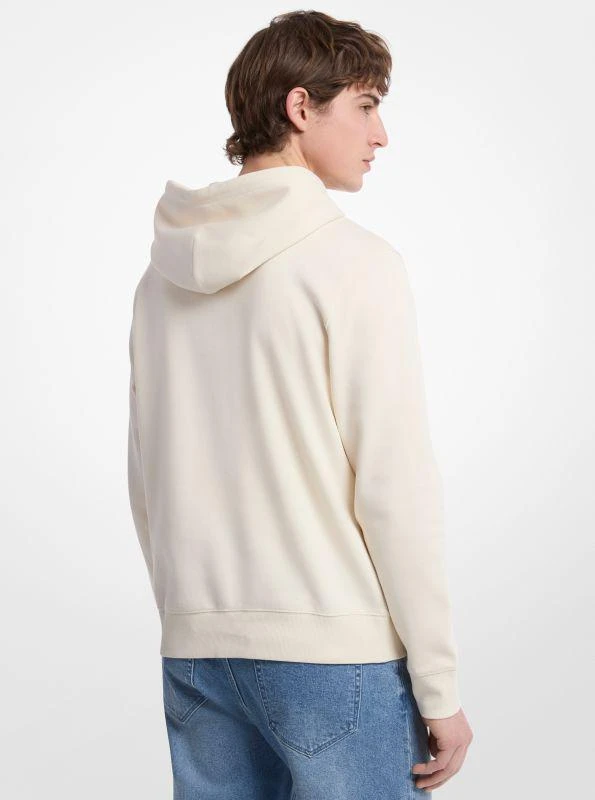 Michael Kors Embossed Logo Cotton Blend Hoodie 2