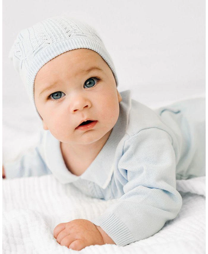 Feltman Brothers Boys
 Collar Knit Longall with Hat - Baby 2