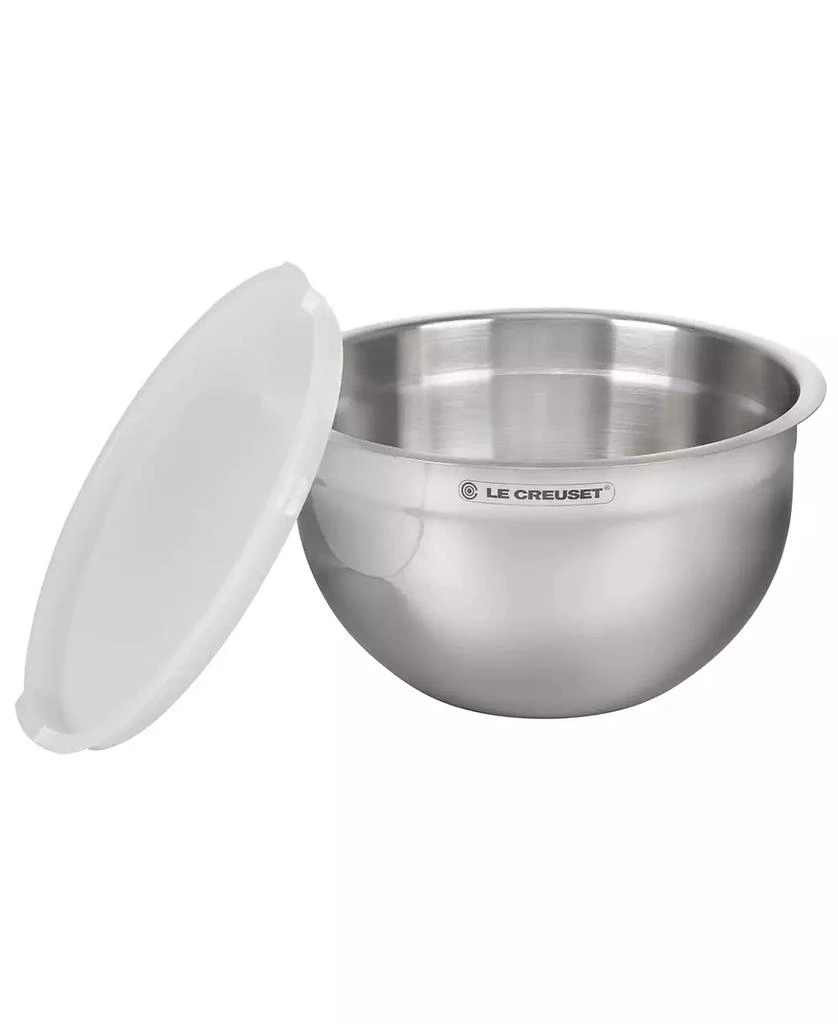 Le Creuset Set of 3 Stainless Steel Mixing Bowls with Lids 3