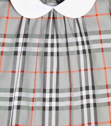 Burberry Checked cotton-blend blouse 2