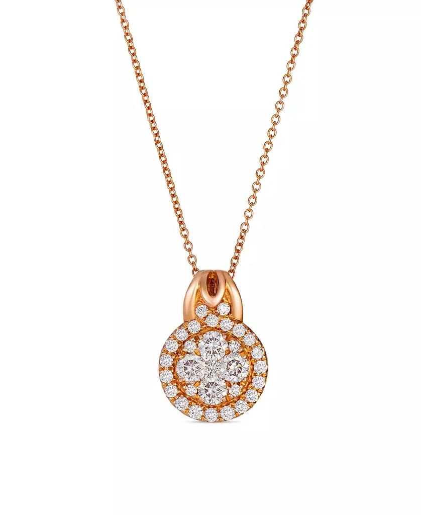 Le Vian Vanilla Diamond Pendant Necklace (1 ct. t.w.) in 14k Strawberry Gold