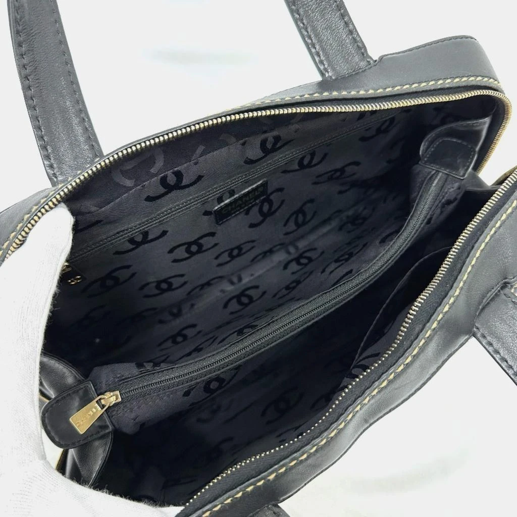Chanel Chanel Black Cc Mark Vintage Hand Bag 12