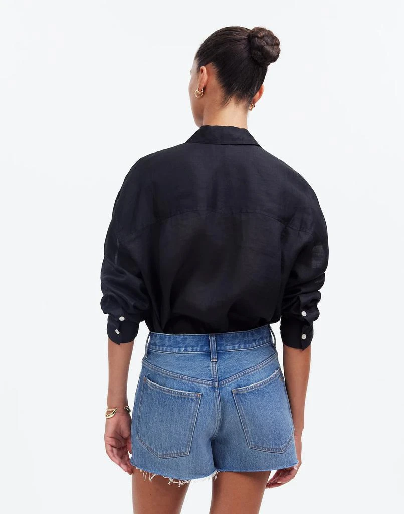 Madewell Relaxed Denim Shorts in Kelton Wash: Raw-Hem Edition 4