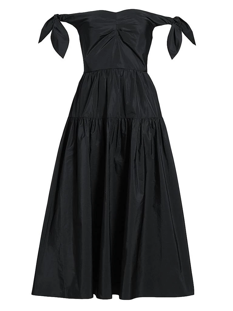 Tanya Taylor Ashland Off-the-Shoulder Cocktail Dress 1