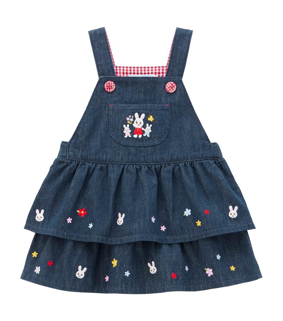 Miki House Dungaree Dress (6-24 Months)