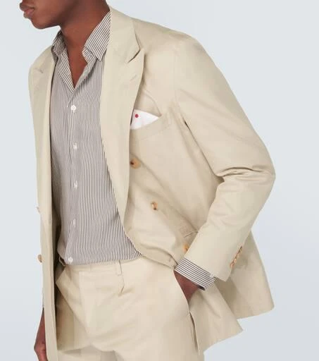 Kiton Double-breasted cotton suit 7