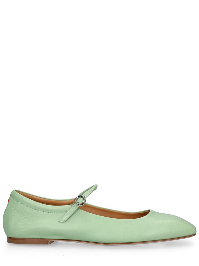 AEYDE 10mm Uma Leather Flats