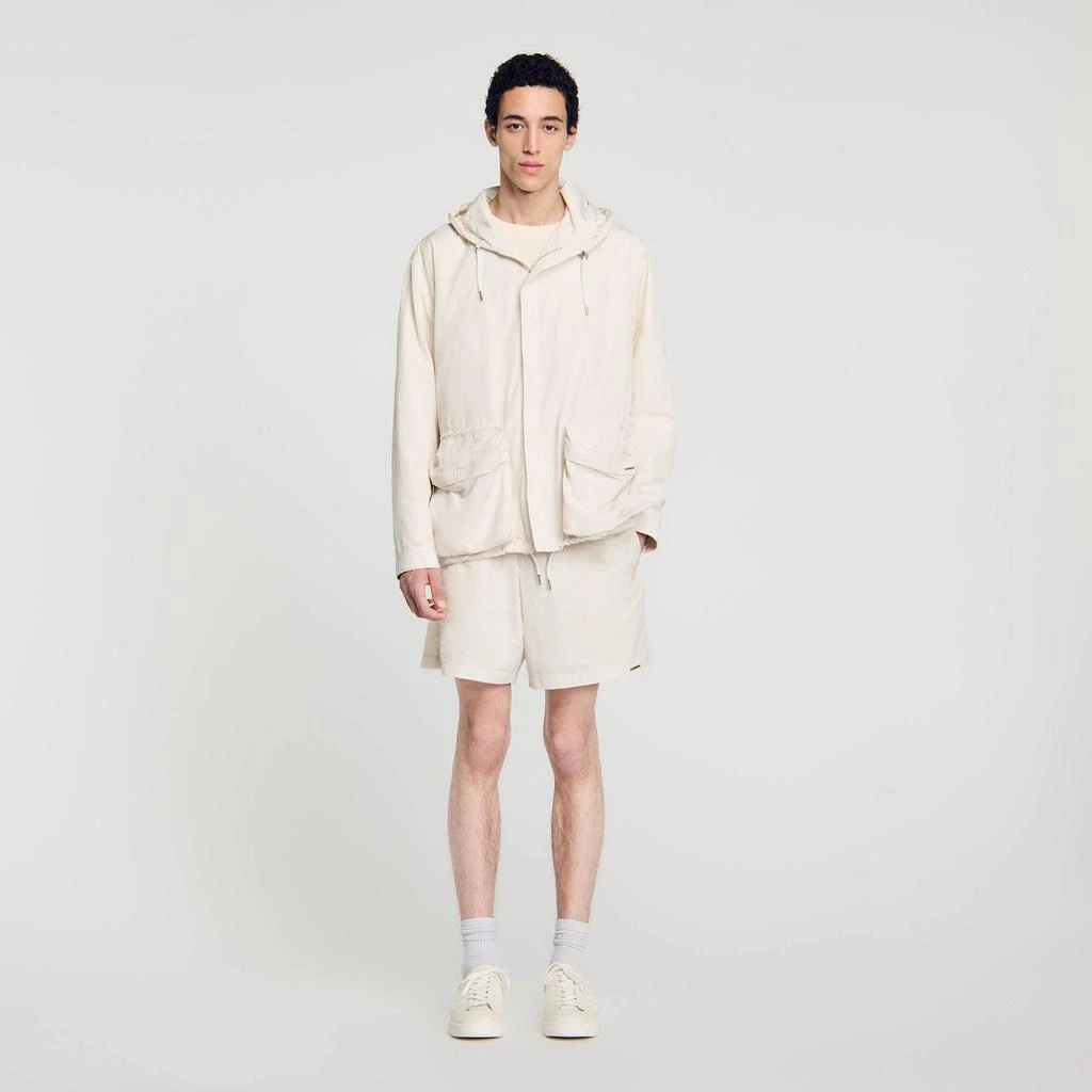 Sandro Hooded windbreaker 1