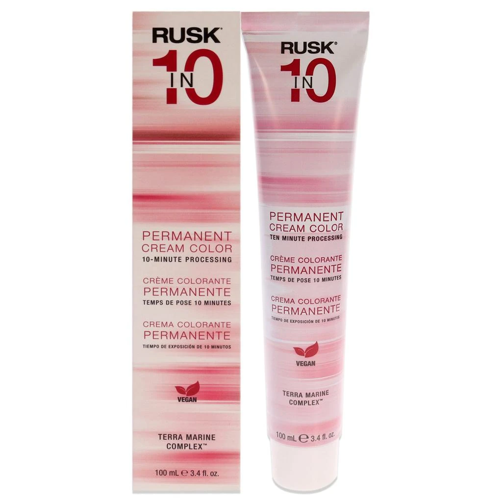 Rusk Permanent Cream Color In10 - 7NN Medium Intense Natural Blonde by  for Unisex - 3.4 oz Hair Color 1