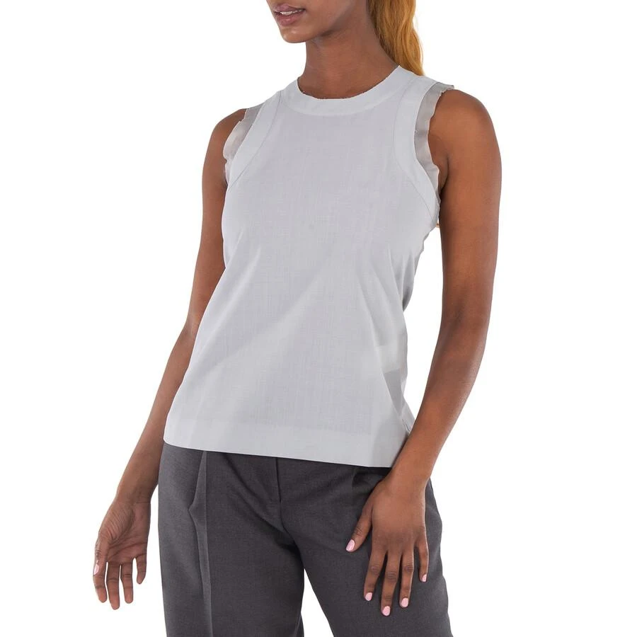 Sacai Zipped-Back Round-Neck Tank Top 2