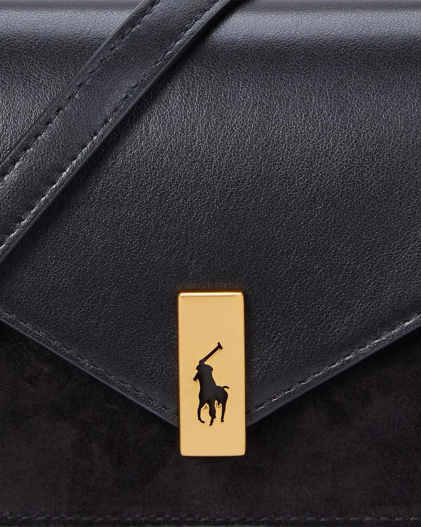 Ralph Lauren Polo ID Suede-Leather Chain Wallet & Bag 4