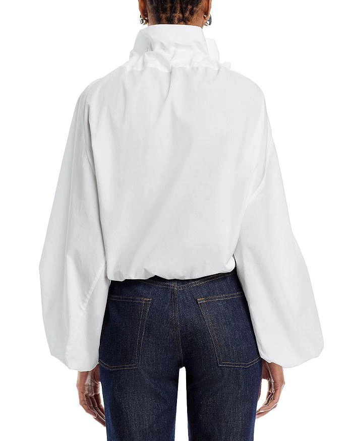 Essentiel Oversized High Collar Peasent Top 3