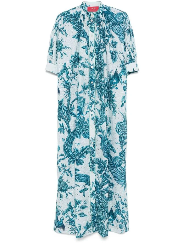 F.R.S. - For Restless Sleepers F.R.S. - For Restless Sleepers Printed Cotton Maxi Dress 1