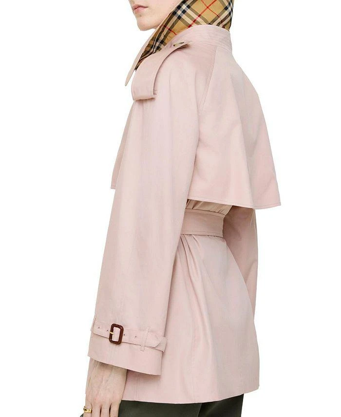 Burberry Short Tropical Gabardine Fitzrovia Trench Coat 3