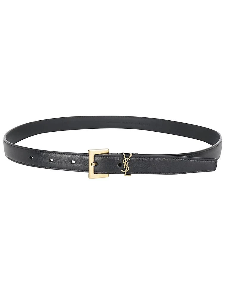 Yves Saint Laurent Saint Laurent Monogram Narrow Belt 1