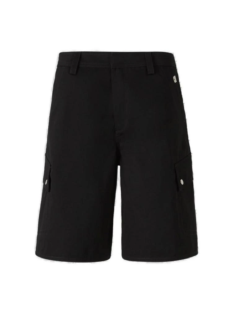 Off-White Off-White Logo Embroidered Cargo Shorts 1