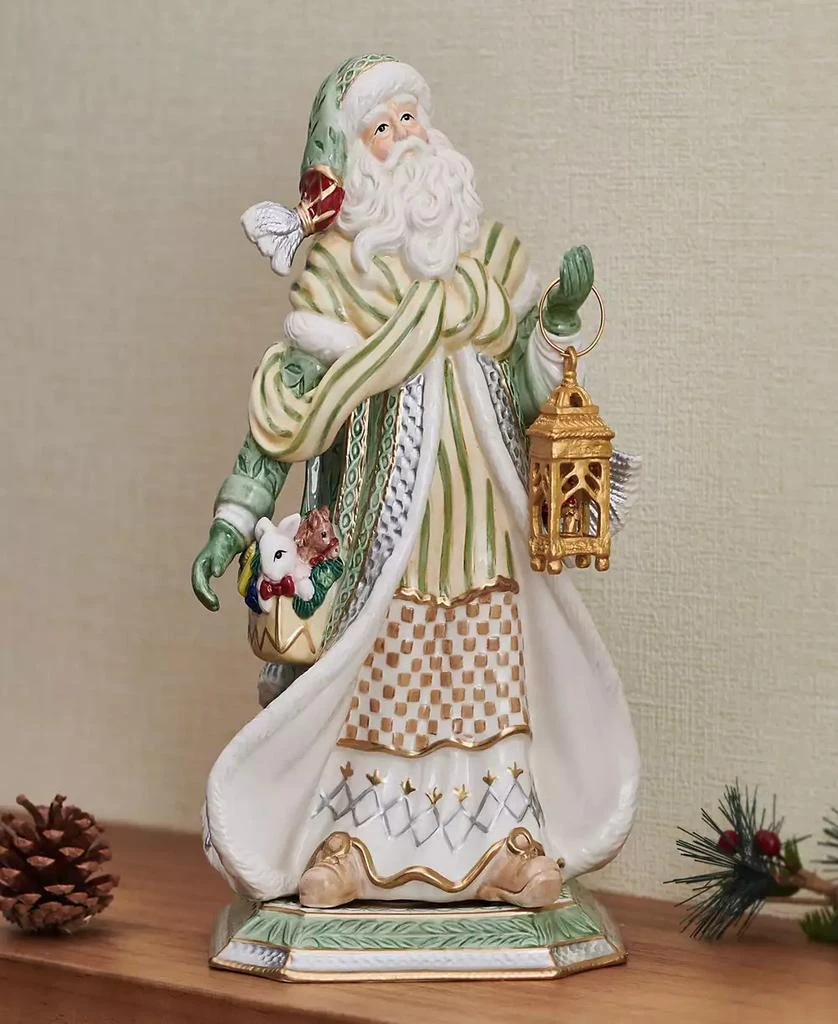 Fitz and Floyd Studio Collection 13-Inch Gregorian Santa Figurine 8